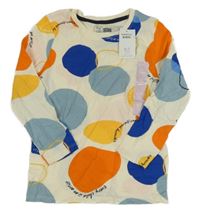 Nové - Krémovo-farebné bodkovaná é tričko Pep&Co