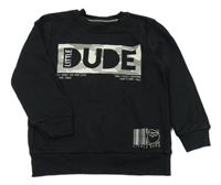 Čierna mikina s army potlačou a nápisom George