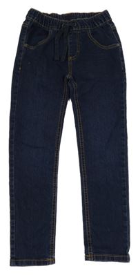 Tmavomodré jogger skinny rifle Yigga