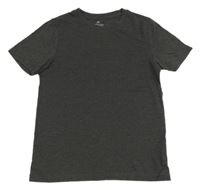 Tmavosivé melírované tričko H&M