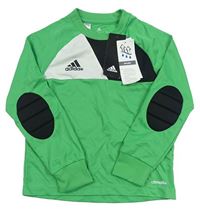 Zelené funkčné brankárské tričko s logom Adidas