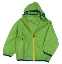 Zelená šušťáková jarná bunda s kaucí tcm