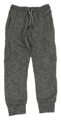 Tmavosivé melírované tepláky Next