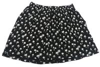 Čierna sukňa s palmami H&M