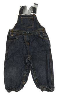 Tmavomodré laclové rifle 