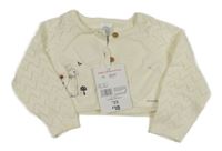 Nové - Smotanové svetrové bolerko s králikom
