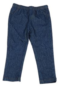 Tmavomodré legíny riflového vzhledu Primark