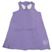 Lila top s květem TCM