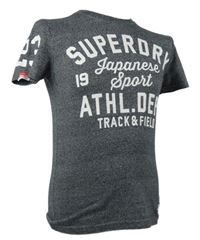 Pánské tmavošedé tričko s logem Superdry