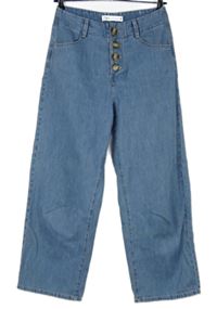 Dámské modré teplákové culottes rifle Zara 