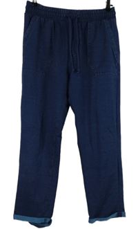 Dámské tmavomodré teplákové rifle M&S vel. 12S