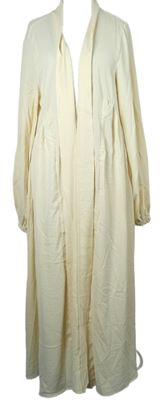 Dámský smetanový dlouhý cardigán 