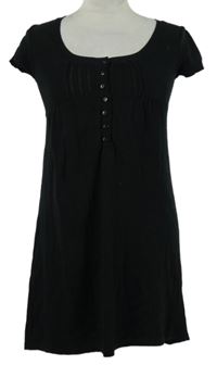 Dámska čierna svetrová šatová tunika Esprit