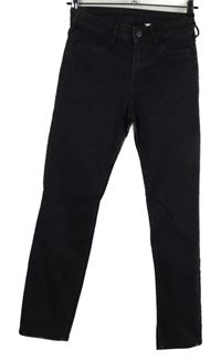 Dámske čierne skinny rifle H&M