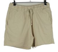 Pánske béžové teplákové kraťasy