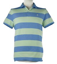 Pánské modro-světlezelené pruhované polo tričko zn Izod 