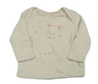 Smotanové tričko s myškou Mothercare