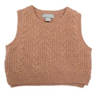 Hrdzavá pletená vesta Primark