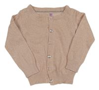 Svetloružový trblietavý prepínaci sveter F&F