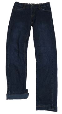 Tmavomodré slim podšité rifle Alive