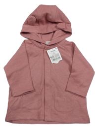 Nové - Ružová prepínaci mikina s kapucňou Next