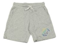 Svetlosivé teplákové kraťasy Pocopiano