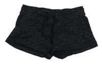 Čierno-sivé melírované kraťasy H&M