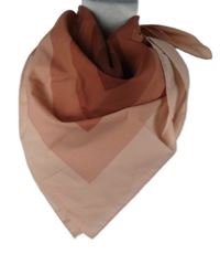 Dámský růžovo-starorůžovo-hnědý šátek Micheelangelo