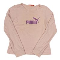 Světlerůžové triko Puma