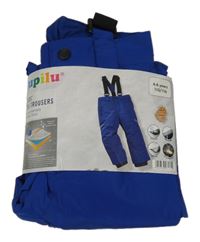 Nové - Tmavomodré laclové oteplovačky Lupilu