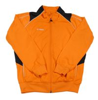 Neónově oranžovo-čierna prepínaci športová mikina Jako