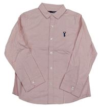 Světlerůžová košile s výšivkou Next