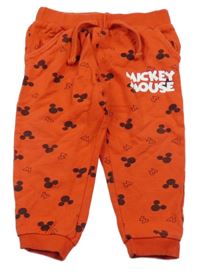 Červené tepláky s Mickeym Sinsay