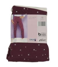 Nové - Vínové legíny s puntíky Alive