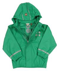 Zelená nepromokavá bunda s odopínacíá kapucňou LEGO