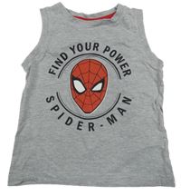 Sivé tielko so Spidermanem