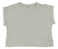 Svetlosivé oversize tričko Zara