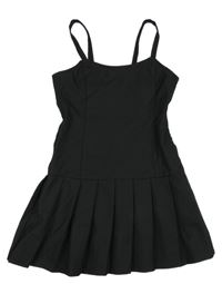 Černé šaty se skládanou sukní H&M