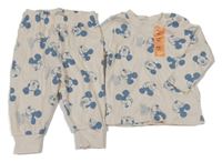 Nové - Béžové pyžama s Mickeym Primark