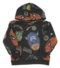 Tmavošedá mikina s kapucí - Avengers H&M
