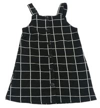 Čierno-biele kockované šaty F&F