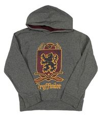 Šedá mikina Harry Potter s kapucňou