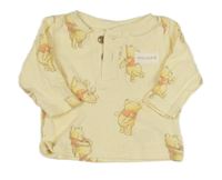 Žlté tričko s medvídkem Pú zn. Disney + Mothercare