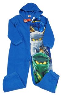 Modrá fleecová kombinéza Ninjago