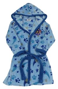 Svetlomodrý chlpatý župan s Paw Patrol Nickelodeon