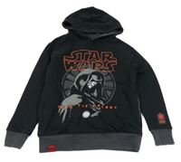 Černá mikina se Star Wars a kapucí C&A