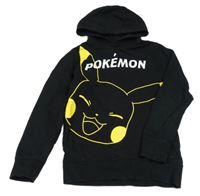 Černá mikina Pikachu s kapucí Vanilla