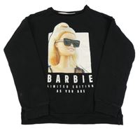 Čierna mikina s Barbie Matalan