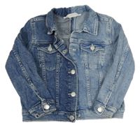 Světlemodro-tmavomodrá riflová bunda H&M