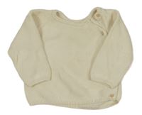 Smotanový sveter s gombíky H&M